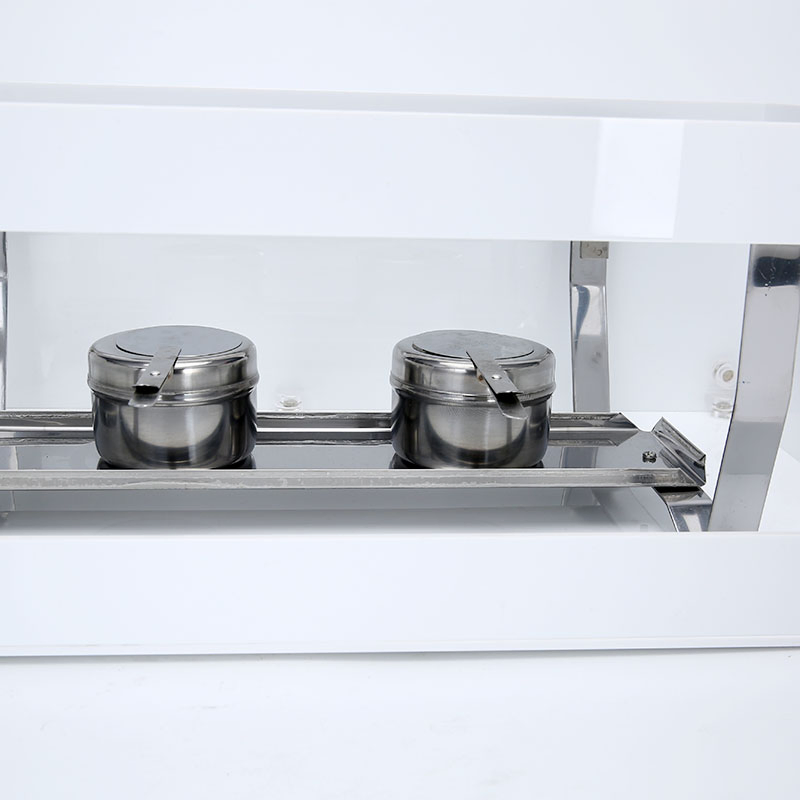Chafing Dish Guard White Acrylic Food Warmer Stand Cover