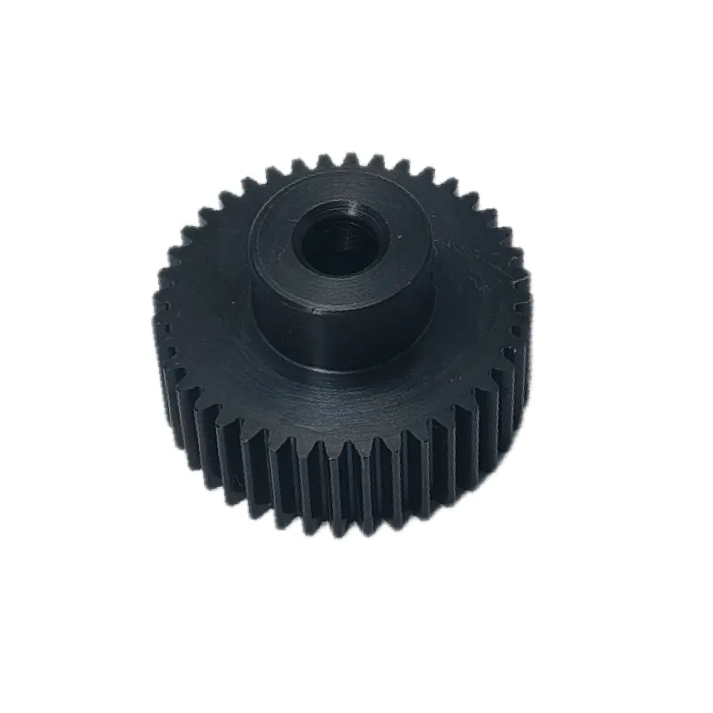 CNC Machine Hot Sale M1.25 Black Steel with Hub Spur Gear
