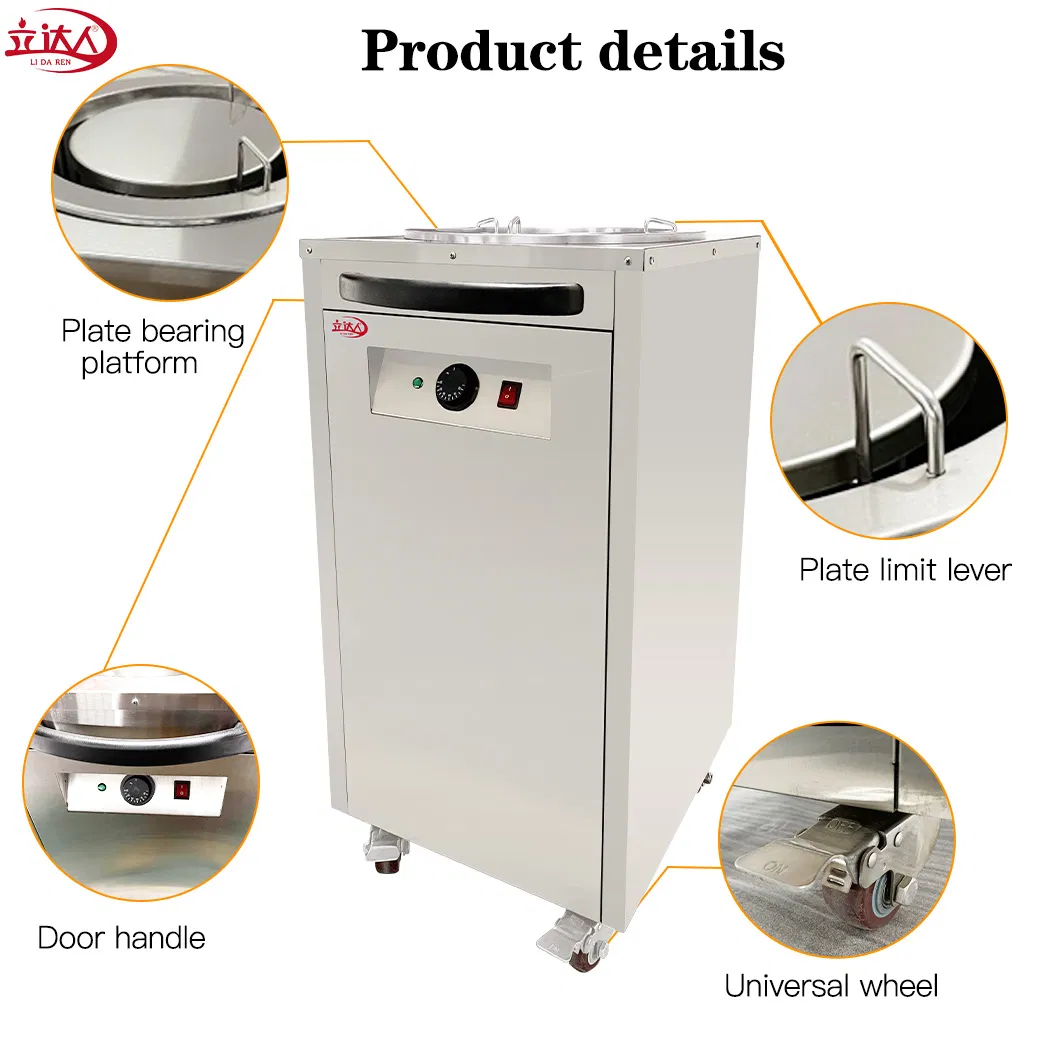 Commercial Electric Dishes Warming Cart/Plate Warmer Cabinet /Dish Warming Mobile Cart