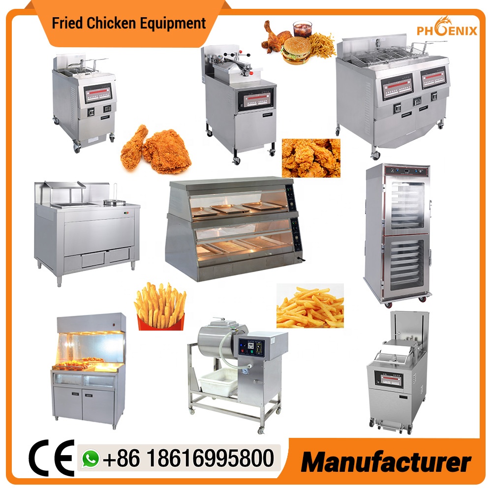 Top Selling Gas Fried Chicken Pressure Fryer / Fast Food Kitchen Equipment / Phoenix 304 Stainless Steel 25L High Productivity