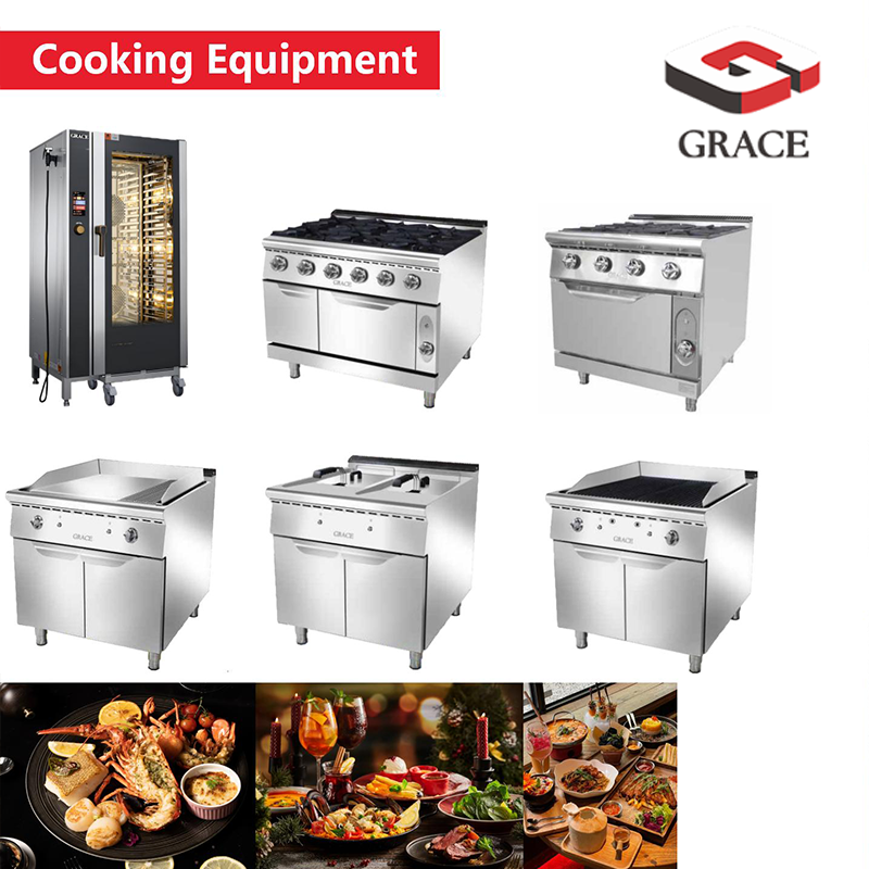 GRACE Industrial-Grade Stainless Steel Commercial Kitchen Equipment - All-in-One Solution For Hotel Restaurant Catering