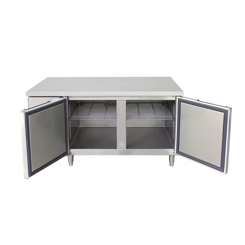 Commercial Refrigerated Prep Worktable Stainless Steel for Bakery