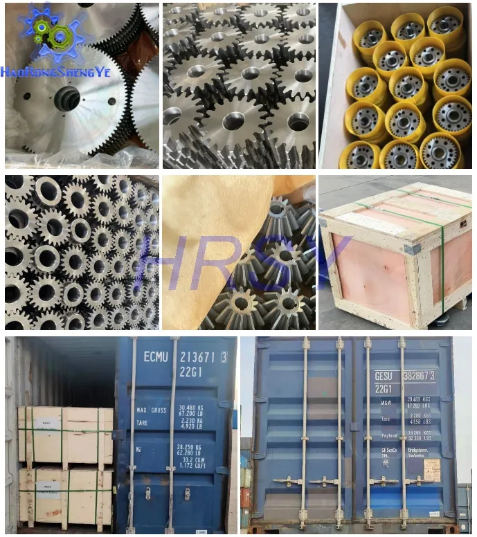 CNC Machine Hot Sale M1.25 Black Steel with Hub Spur Gear