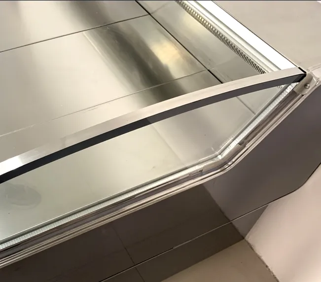 Supermarket Fresh Meat Refrigerator, Meat Display Chiller, Counter Top Commercial Freezer