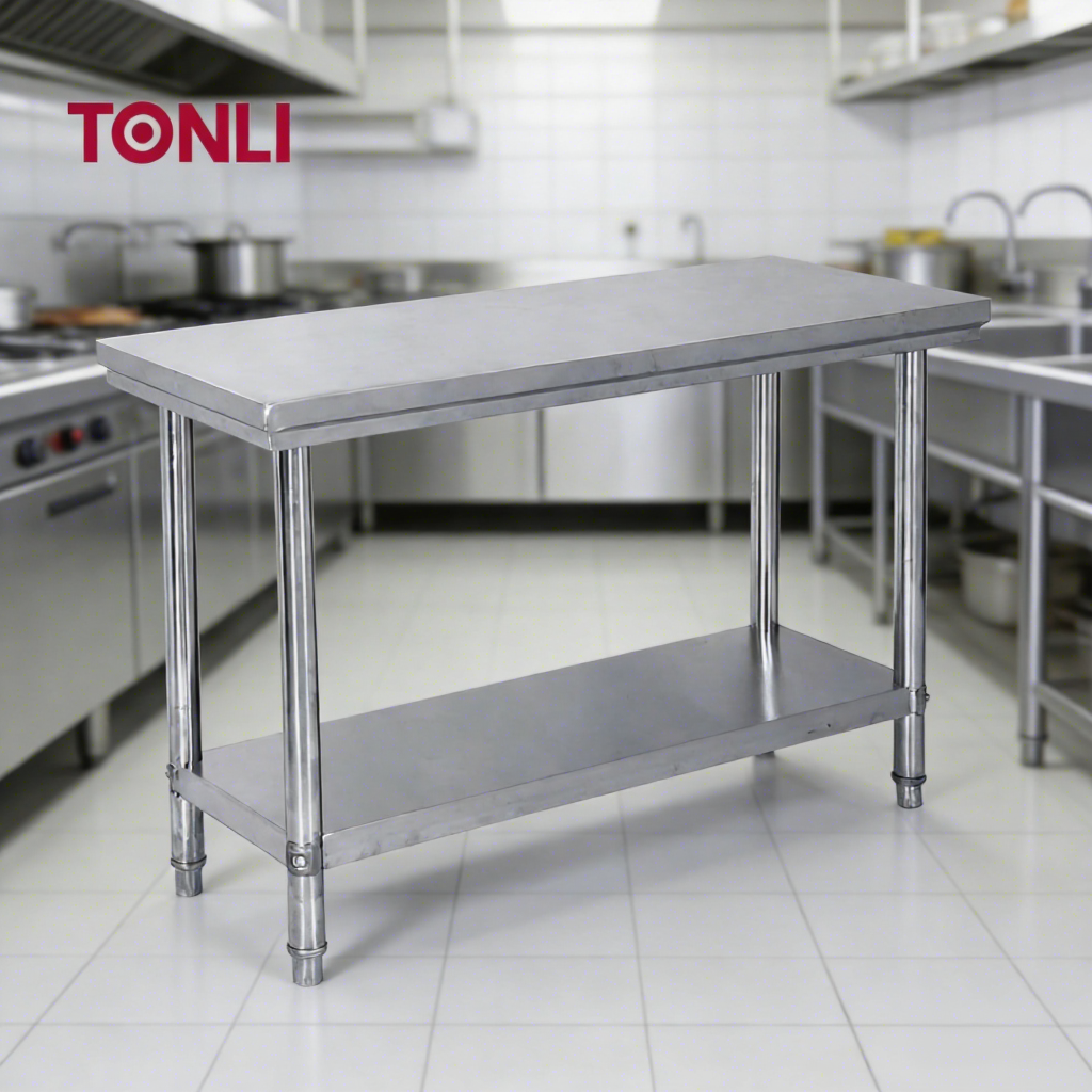 Wholesale Cheap Price 201 Stainless Steel Kitchen Work Table Commercial For Catering