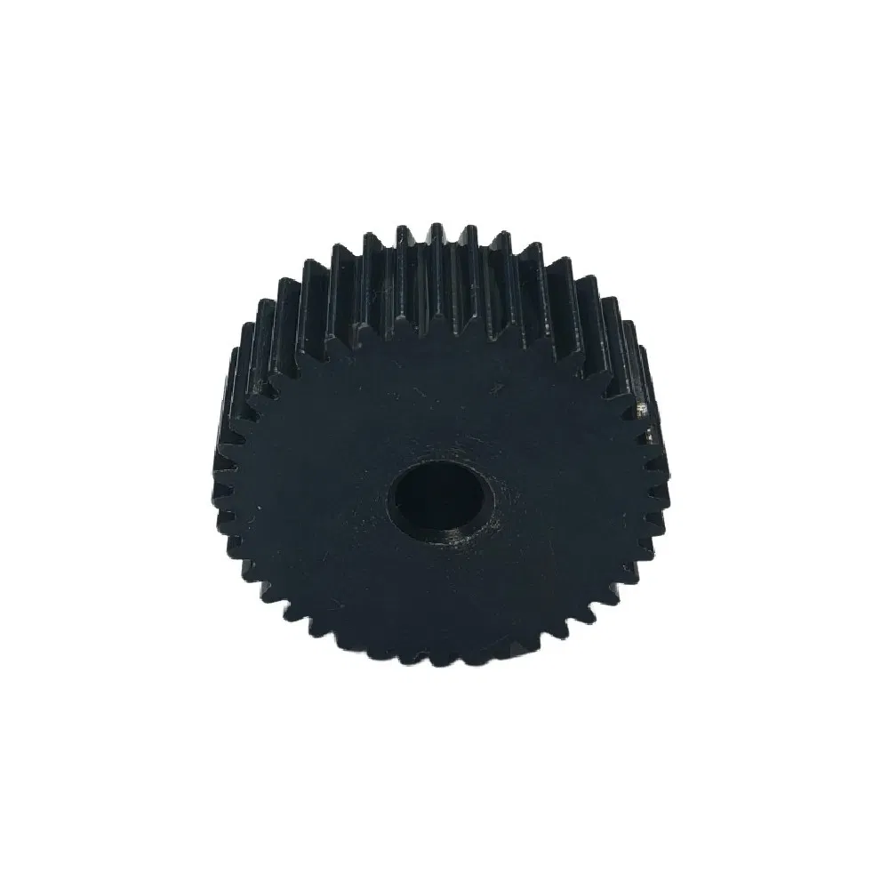 CNC Machine Hot Sale M1.25 Black Steel with Hub Spur Gear