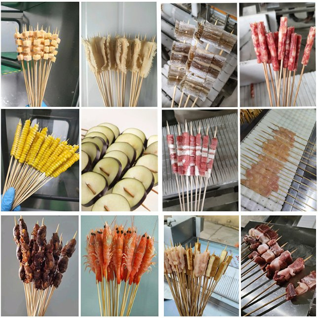 Automatic Meat Skewer Rotating Machine for Efficient Food Preparation