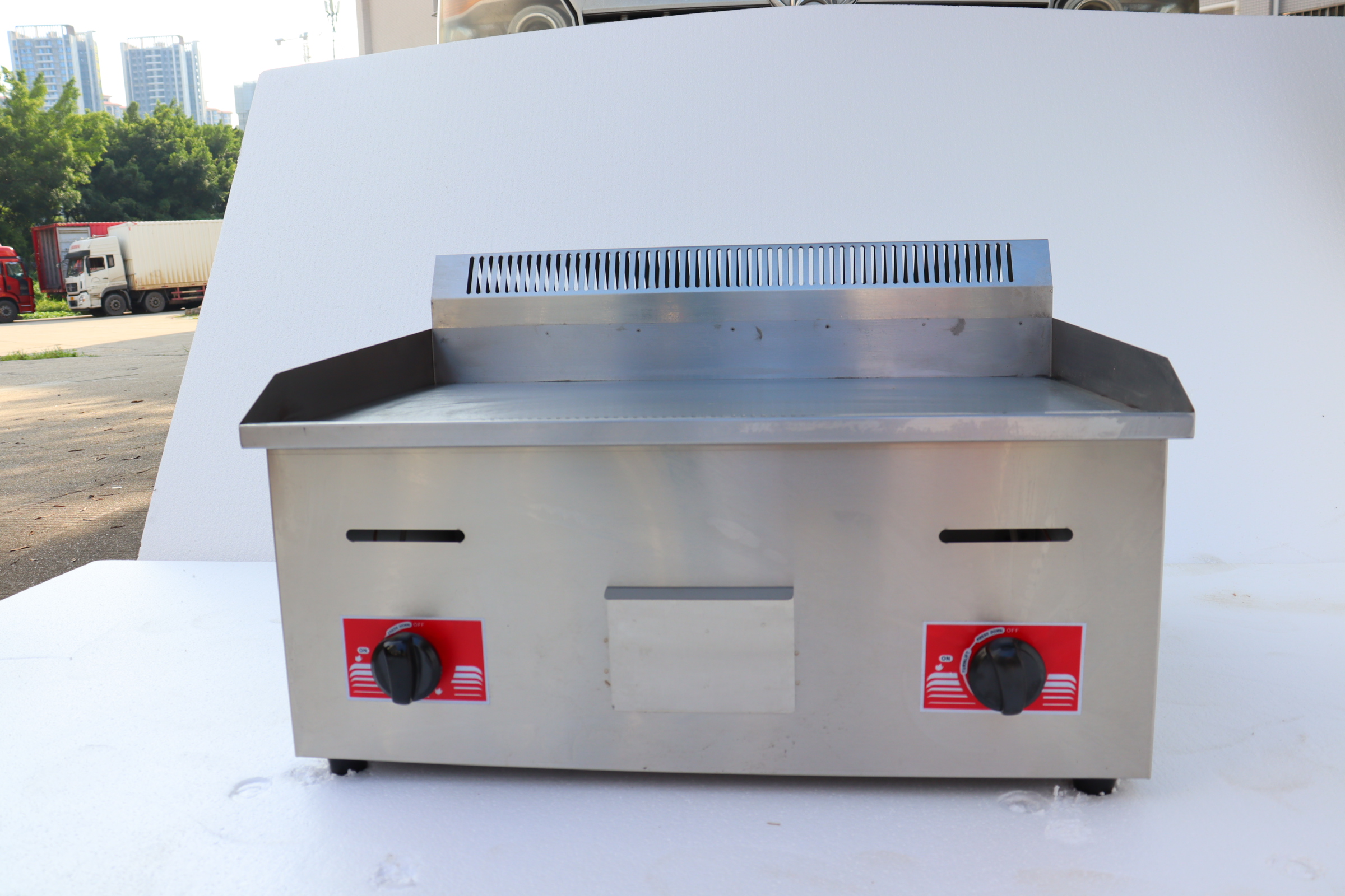 Commercial Gas Electric Grill Griddle Stainless Steel Flat Plate for Outdoor Indoor Use New for Restaurant Hotel Household