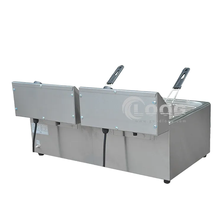 Wholesale Stainless Steel Fryer Machine French Frie Frying Machine Electric Deep Fryer Mini Donut Fryer Machine for Sale