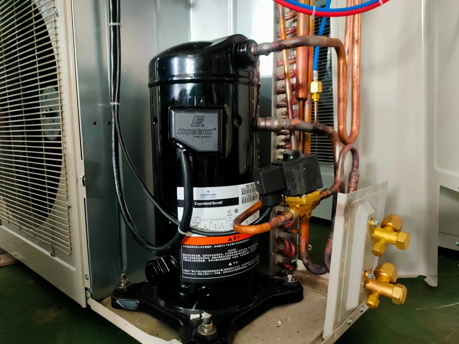 Three Phase 8HP Air-Water Cooled Condensing Unit with Motor for Freezer Refrigeration