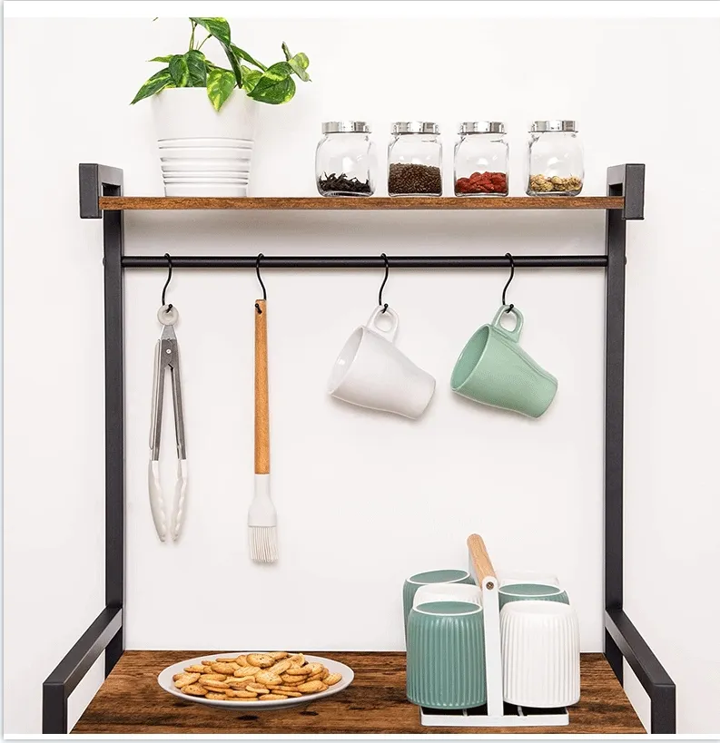 Stylish Wood Fabric Mobile File Cabinet with 3 Drawers