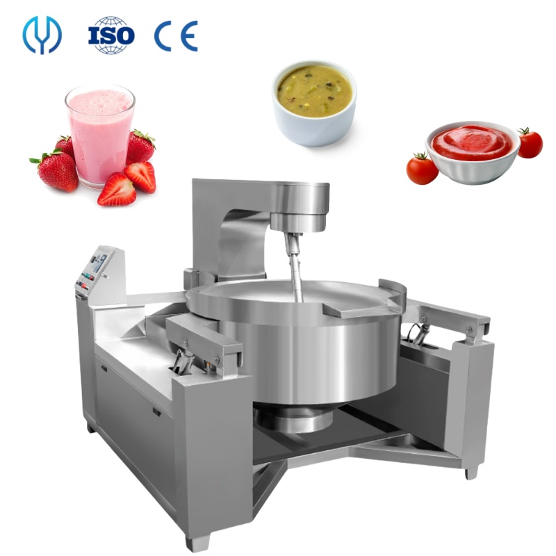 Commercial Gas/Steam/Electric Tomato Sauce Cook Boiler Suace Jam Stirring Mixer Cooking Machine