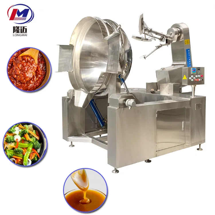 Steam Jacketed Boiler 150L Soup Sauce Boiling Kettle Food Cooking Tank Machine for Restaurant Kitchen
