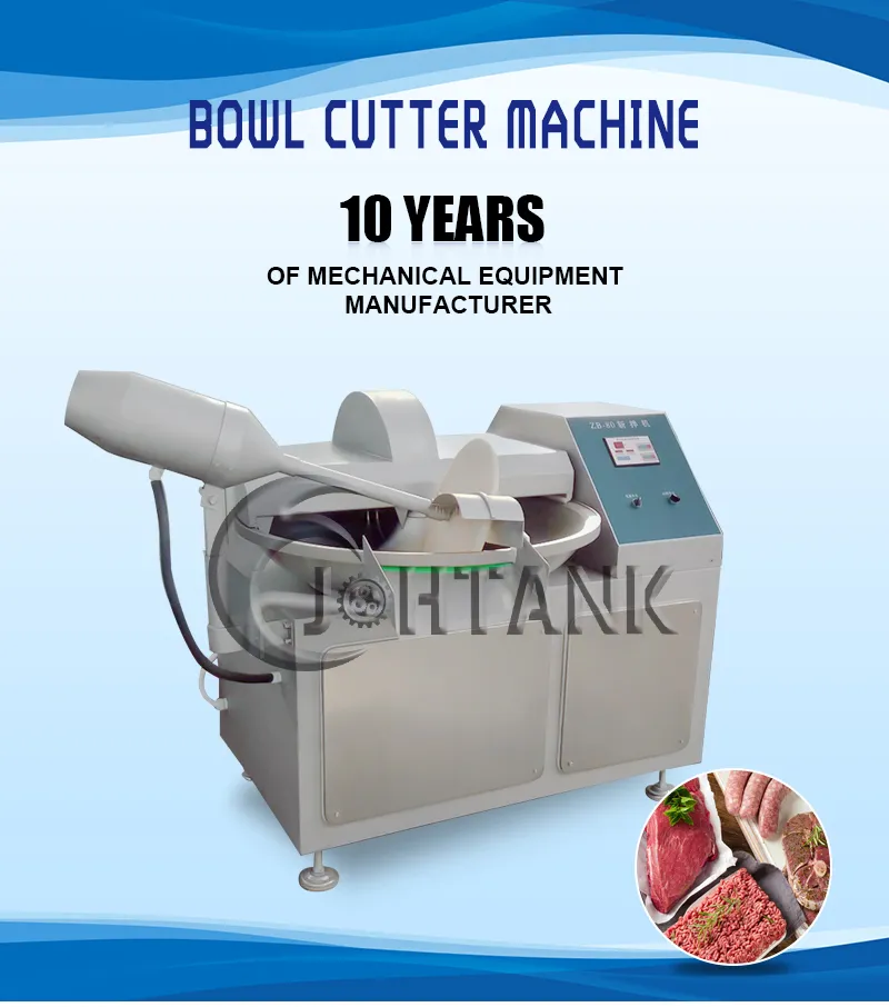 Commercial Bowl Cutting Machine for Meat Preparation Low Price Vegetable Meat Cutting Machine