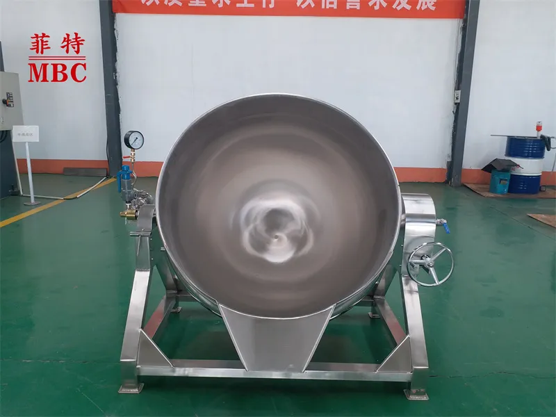 Steam Heating Tilting Jacketed Kettle Without Stirring