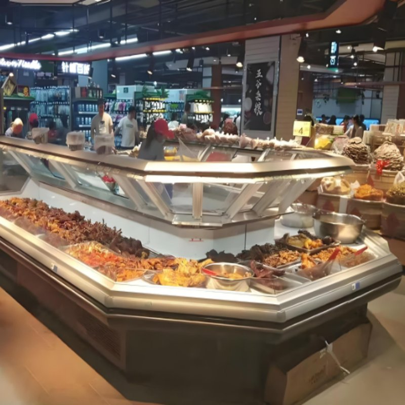 Vegetable Chiller Fruit Refrigerated Counter/Half Tall Refrigerator and Freezer