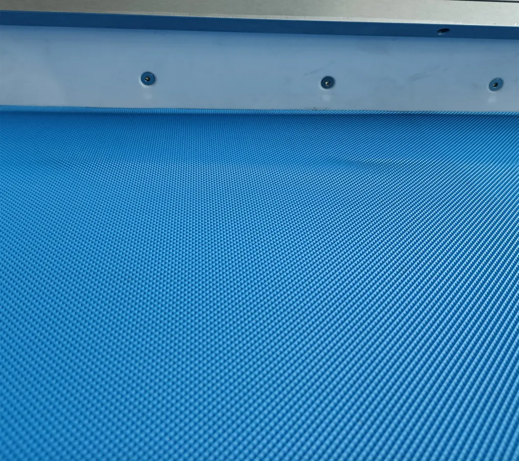 Diamond pattern PU conveyor belt