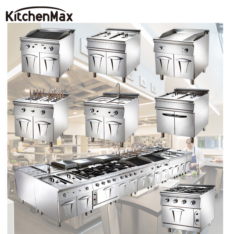 KitchenMax Stainless Steel Commercial Restaurant Kitchen Equipment Set Ideal for Fast Food Kitchen and Industrial Kitchen