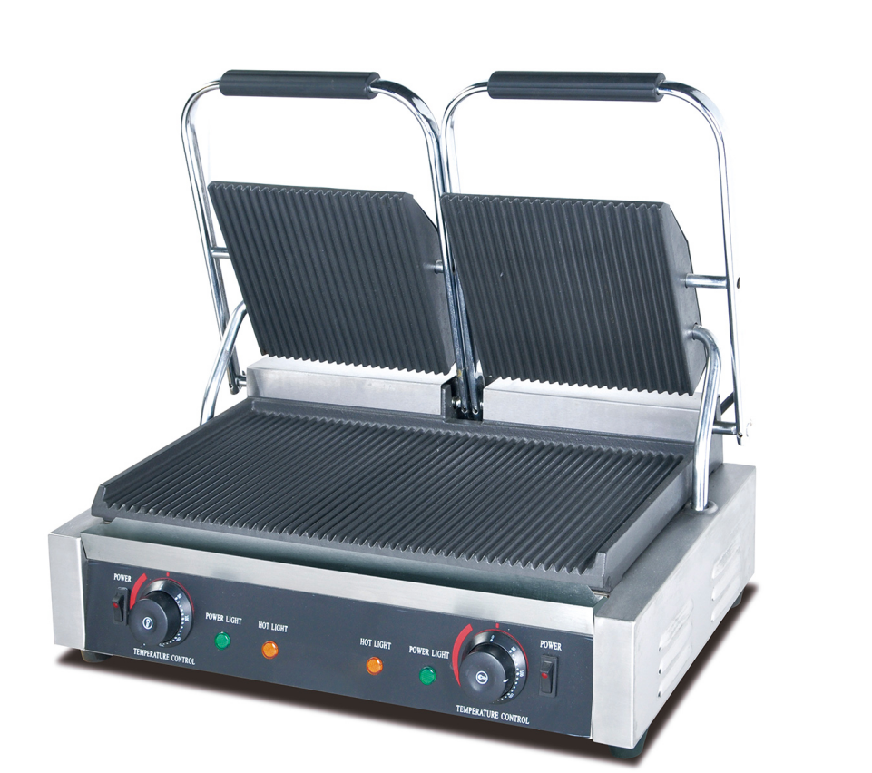 Commercial Price Sanduicheira Burger Griddle Hamburger Sandwich Maker Gas Electric Indoor Contact Grill and Panini Press Machine