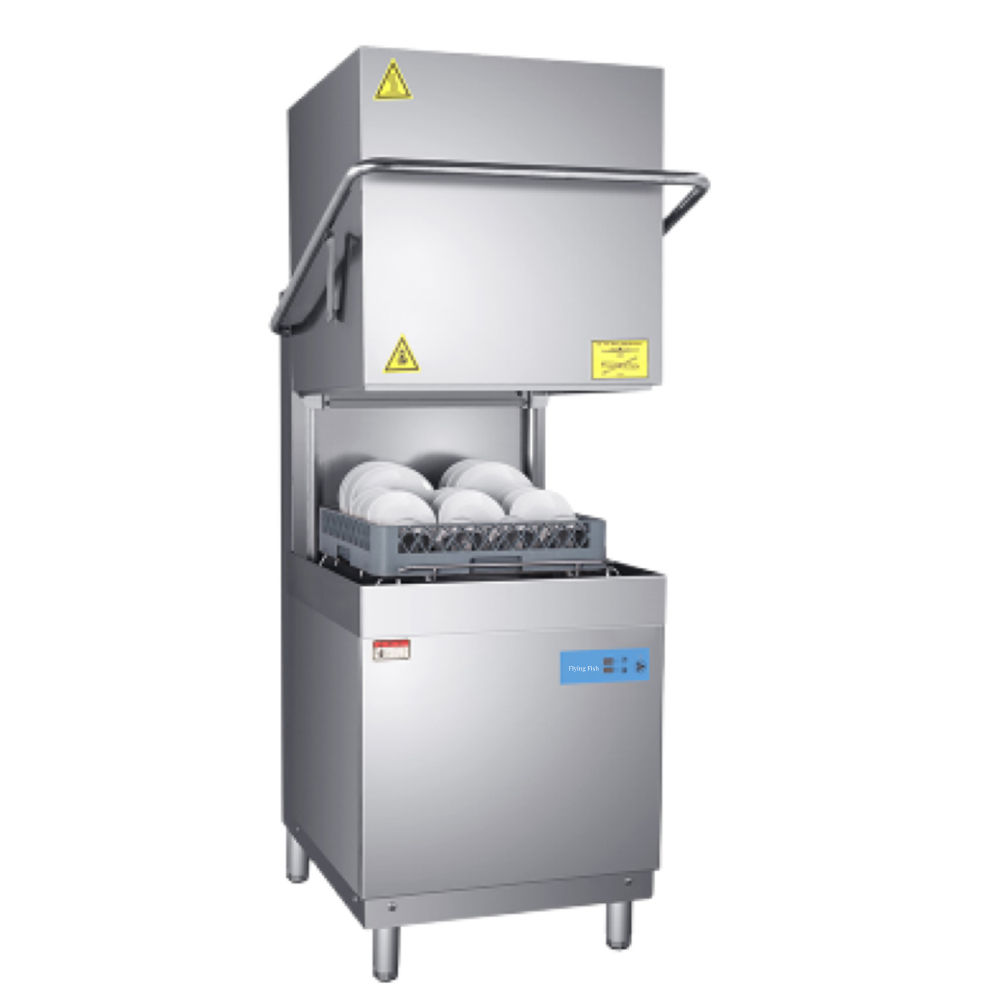 Factory Price Automatic Restaurant Use Commercial Dishwasher with Motor &amp; PLC 3kW Power