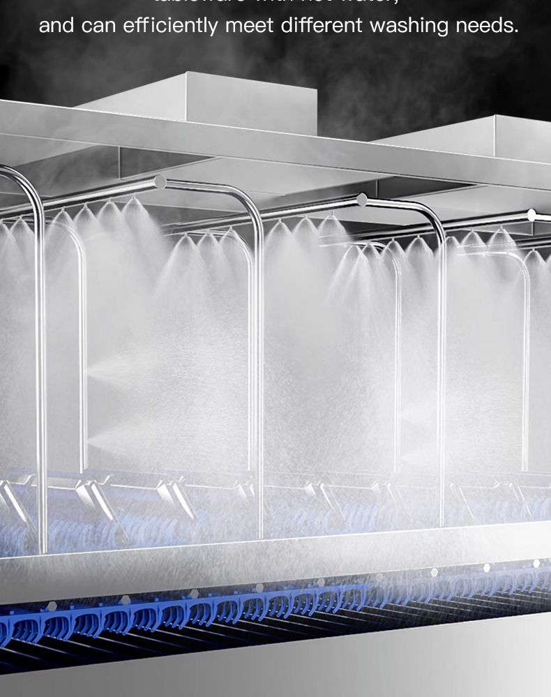 Highly Efficient Automatic Commercial Conveyor Kitchen Dishwasher Machine