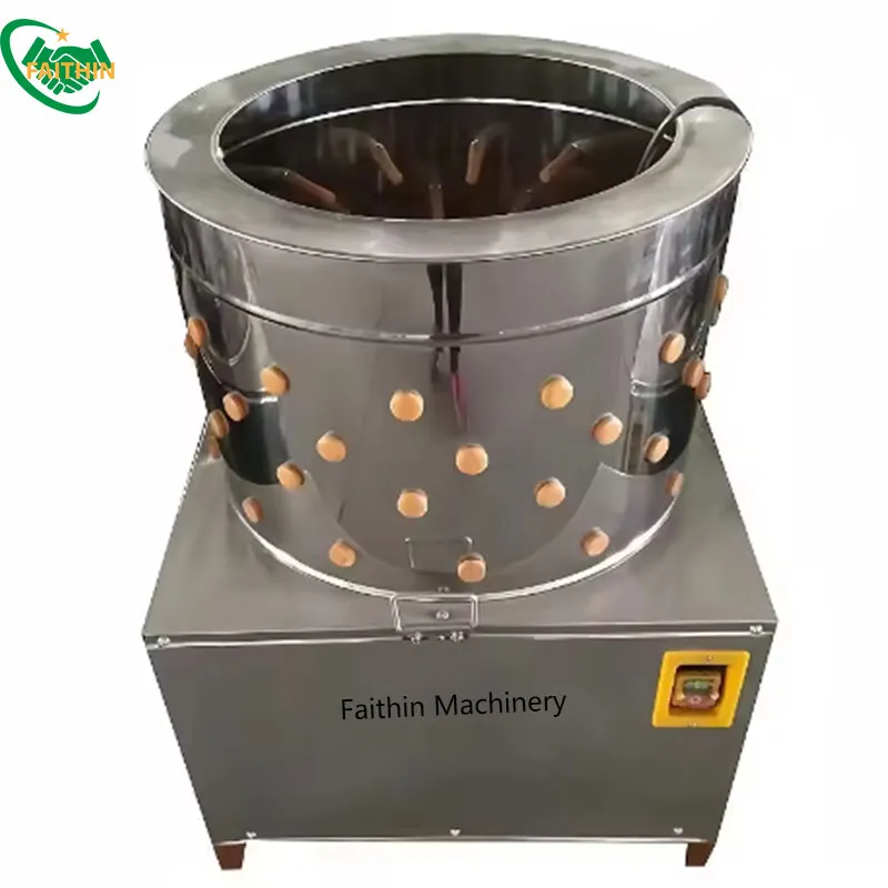 Poultry Plucking Machine Easy to Operate Farm Use Slaughter Equipment Chicken Duck Feather Remover Rubber