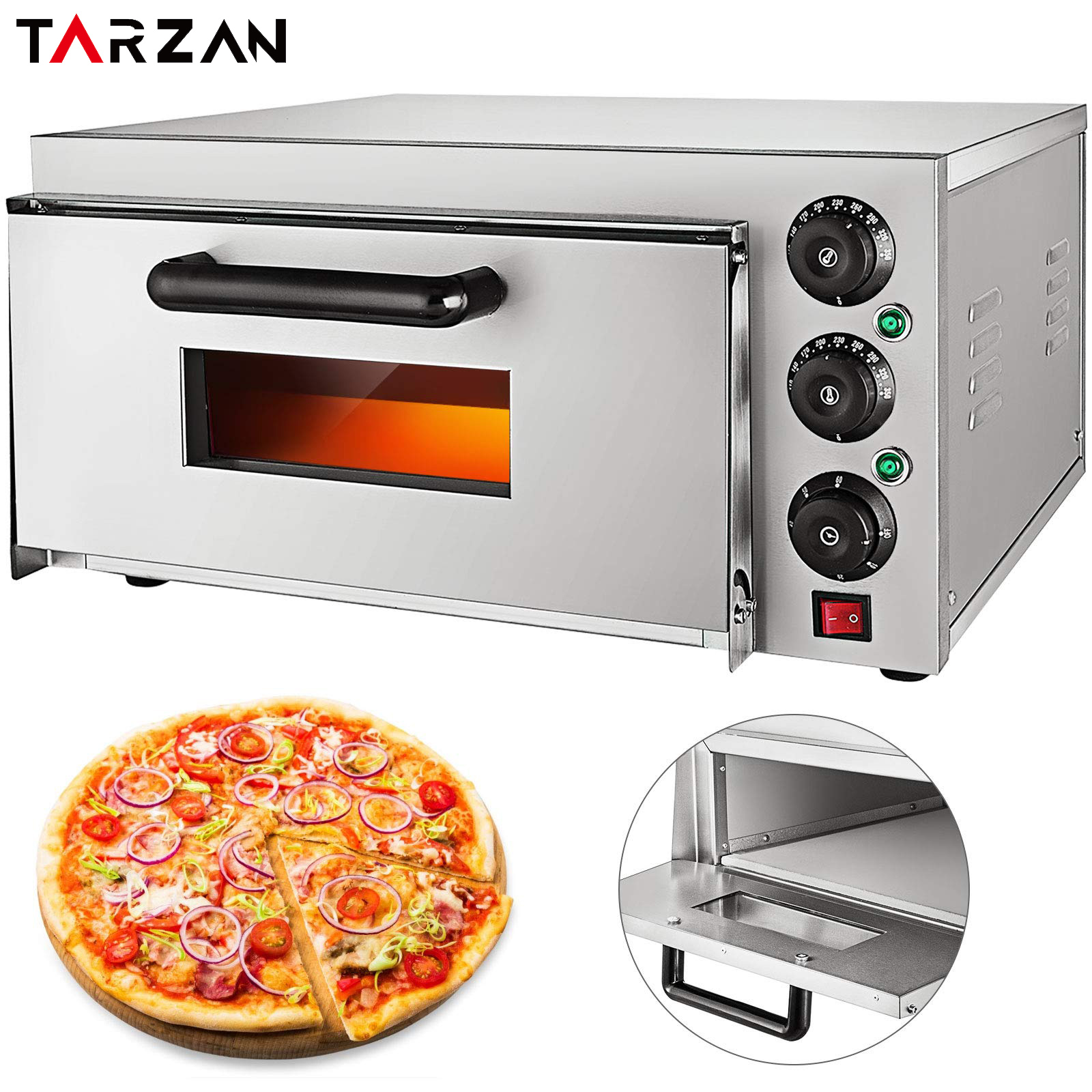 Bakery Equipment Professional Stainless Steel Bread Baking Machine Gas/Electric Oven Commercial Convection Oven Pizza Oven
