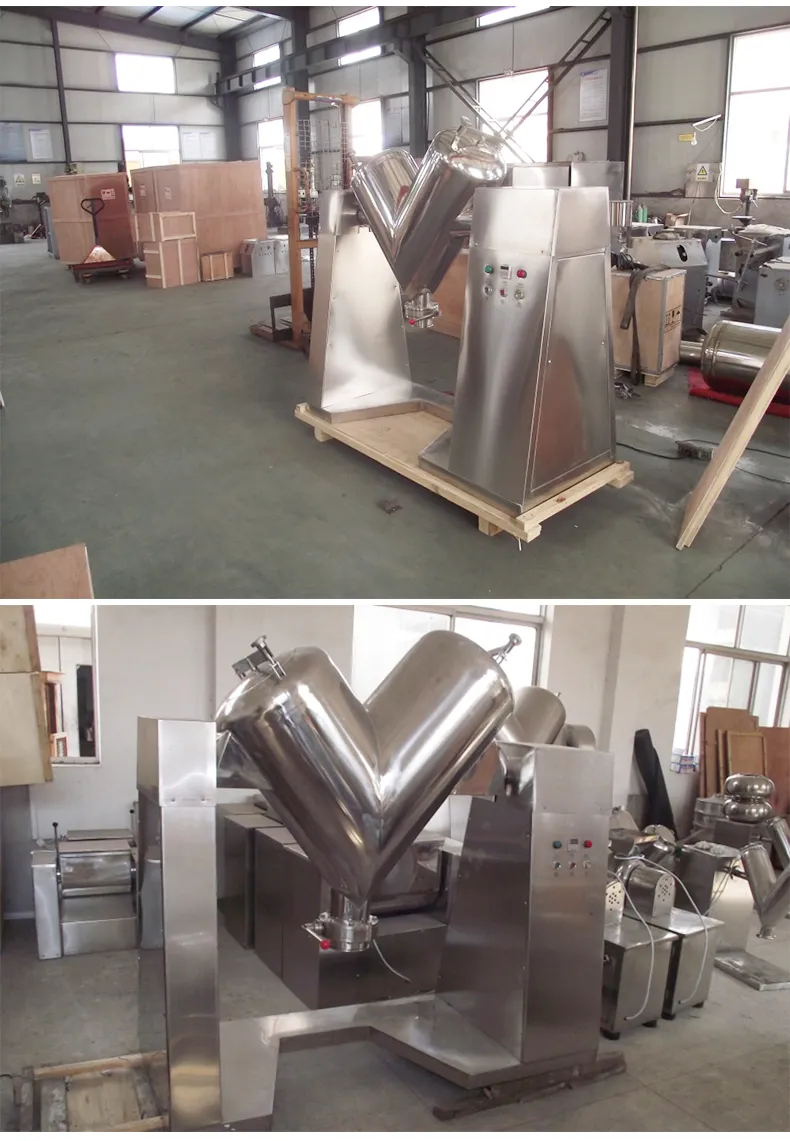 Pharmaceutical Food Dry Powder V-Shape Mixer Machine for Large Volume Production