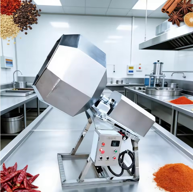 New Design Octagonal Food Mixer Seasoning Spices Mixing Machine