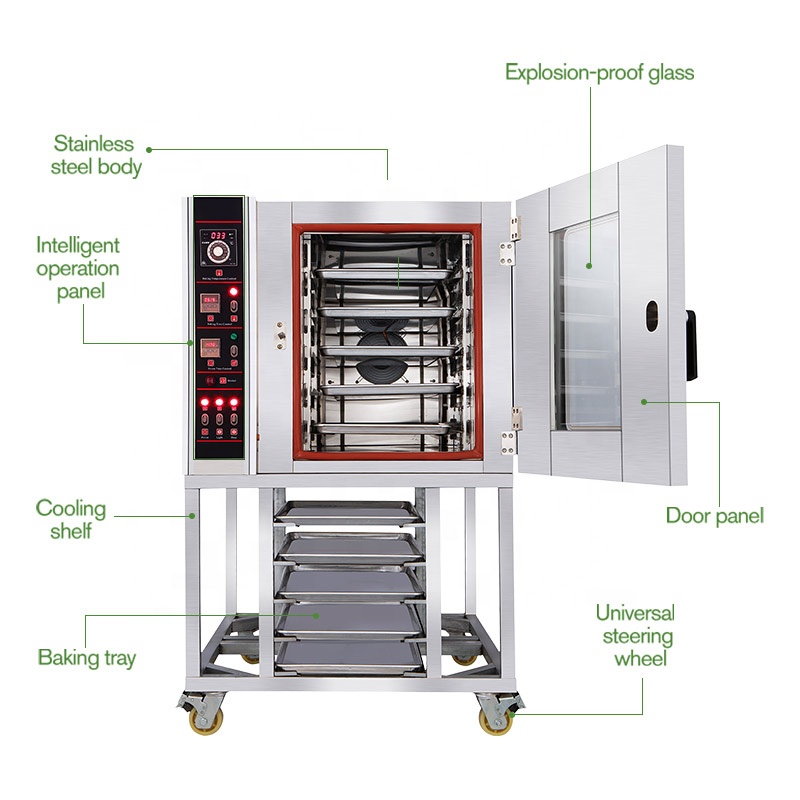 Commercial Convection Bread Cheapest Water Clean Industry Cake Modular Pastry Oven With Digital Contrils