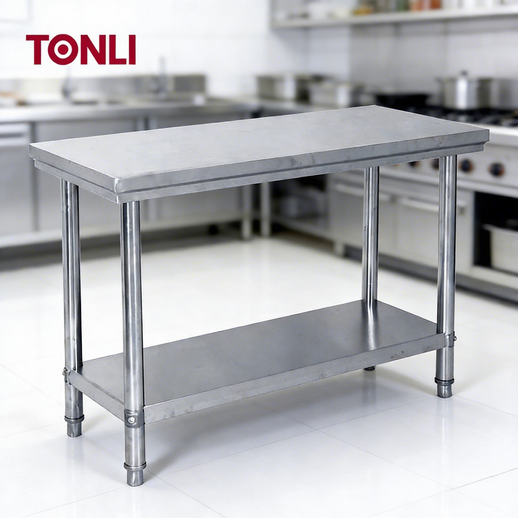 Wholesale Cheap Price 201 Stainless Steel Kitchen Work Table Commercial For Catering