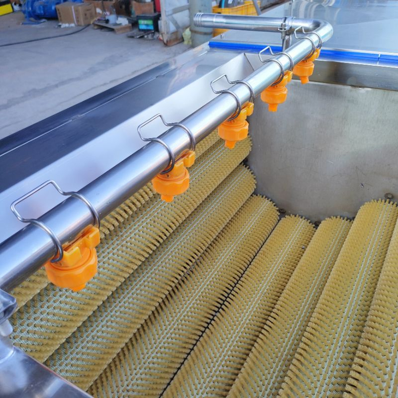 Heavy-Duty Stainless Steel Washer for Seafood Cleaning and Preparation Vegetable Washing Machine Cassava Cleaning Machine Tapioca Peeling Machine