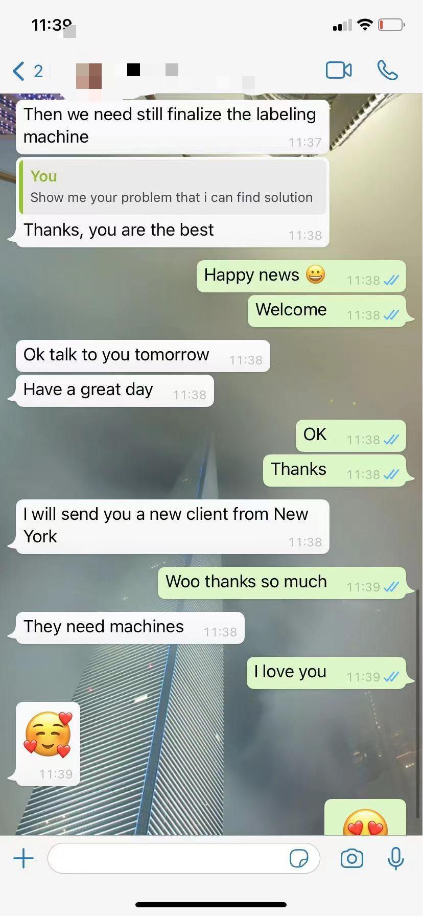 Client Feedback on Machinery Performance 1