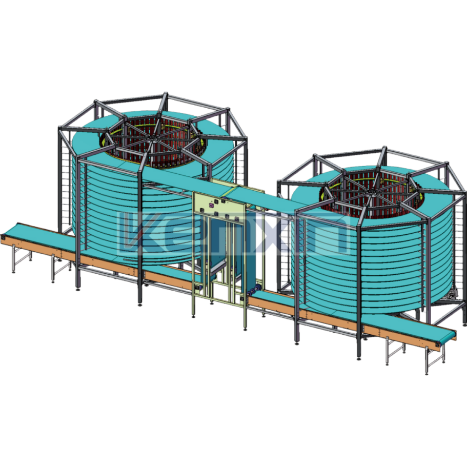 High-Performance Spiral Cooler Tower Spiral Cooling Equipment for Dough Processing Lines