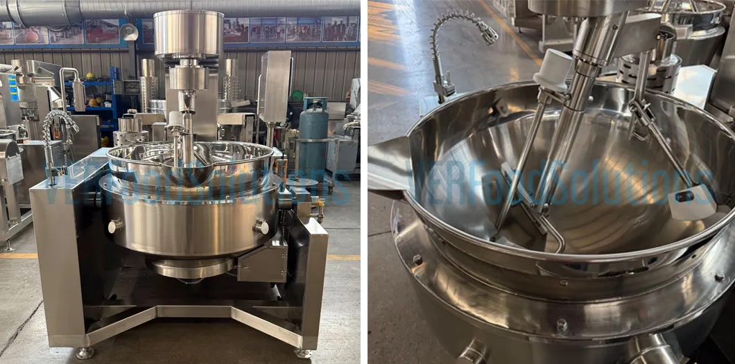 Heavy-Duty Mango Jam/ Cheese Sauce Planetary Cooking Mixer Boiler Machine with CE