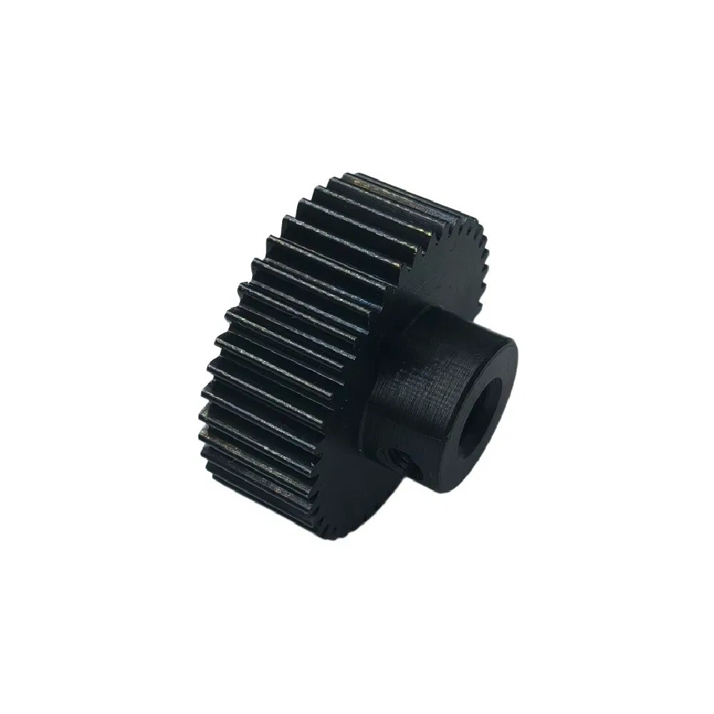 CNC Machine Hot Sale M1.25 Black Steel with Hub Spur Gear