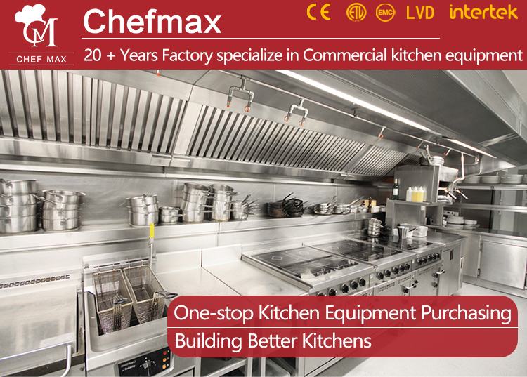 Professional Commercial Kitchen Equipment Automatic Large Stainless Steel 201/304 Restaurant Kitchen Modern Hotels Restaurants