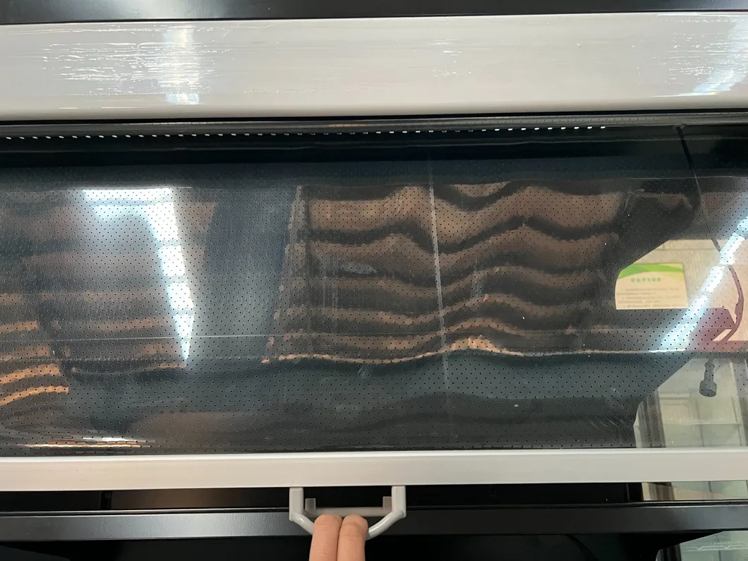 Supermarket Counter Horizontal Refrigerator Beef and Mutton Frozen Display Cabinet Open Chiller Chest Freezer
