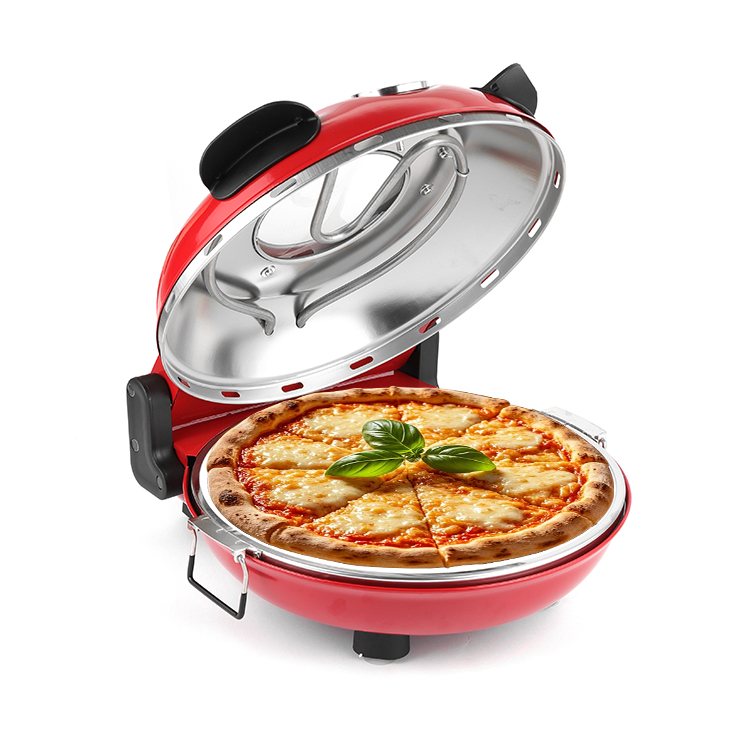 Adjustable Temperature Cooking Pizza Maker with 12 Inch Pan for Napolitana Pizza