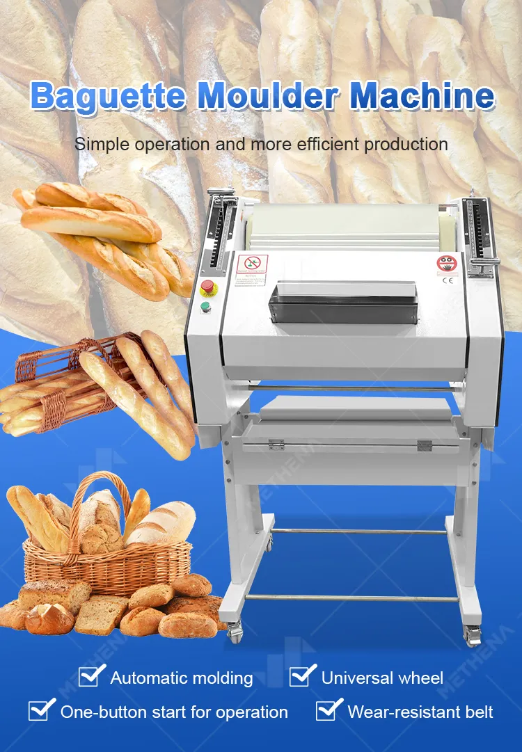 French Baguette Bread Moulder Electrical Wand Bakery Production Line Price Equipment for Sale