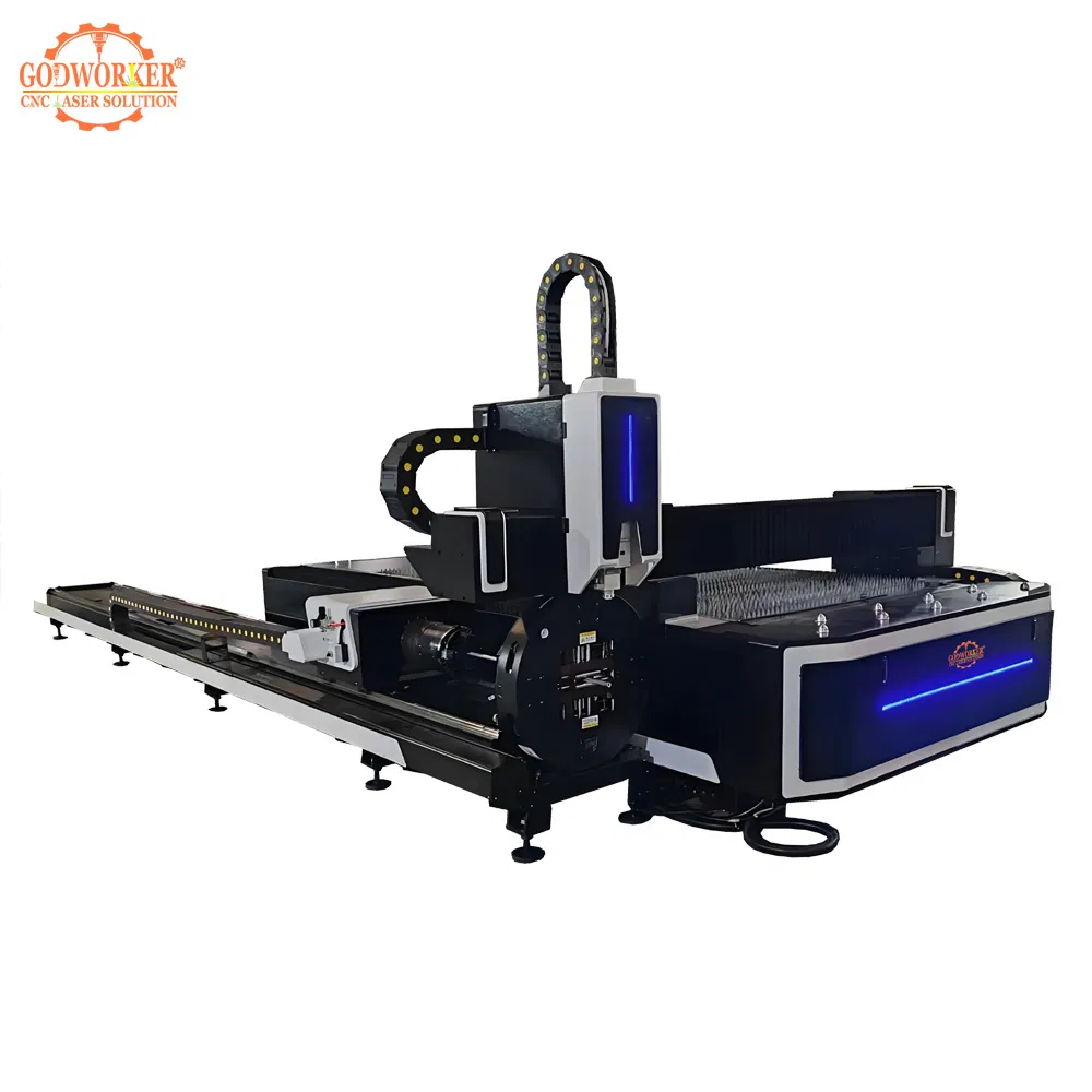 3015 Plate Tube CNC Fiber Laser Metal Cutting Machine 2000W 3000W 6000W Raycus Laser Power