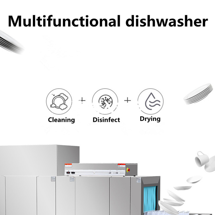 Commercial automatic dishwasher detail 4