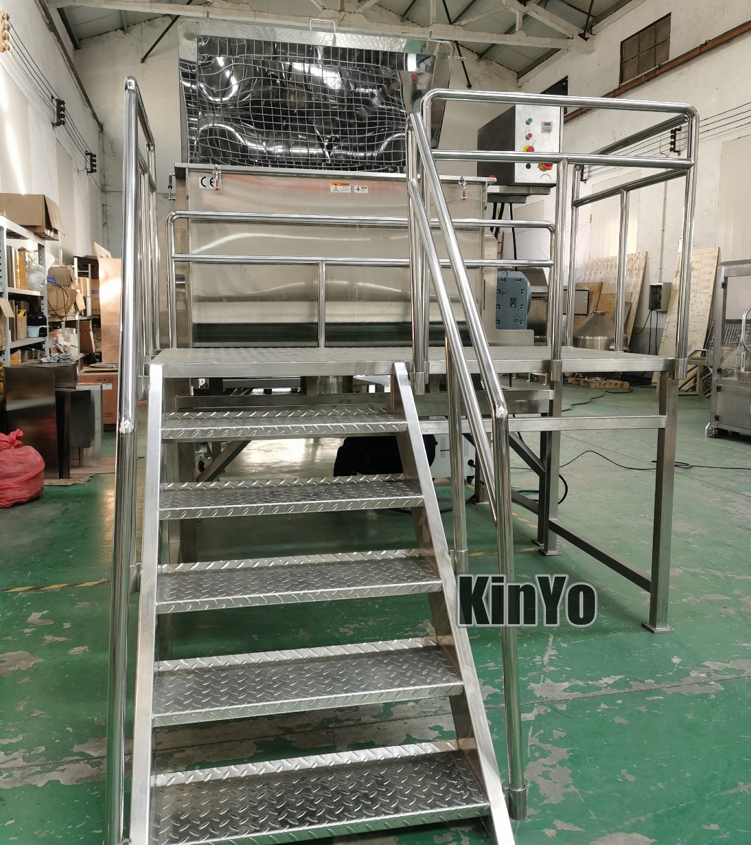 KYRB200 No-Reside Waterproof Stainless Steel Chemical Powder Food Industry Mixing Machine