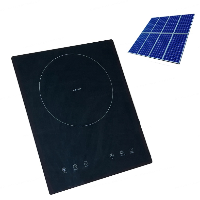 LF Solar DC Induction Cooker Solar Electric Cooking Stove Touch Control DC Induction Cooker 24V