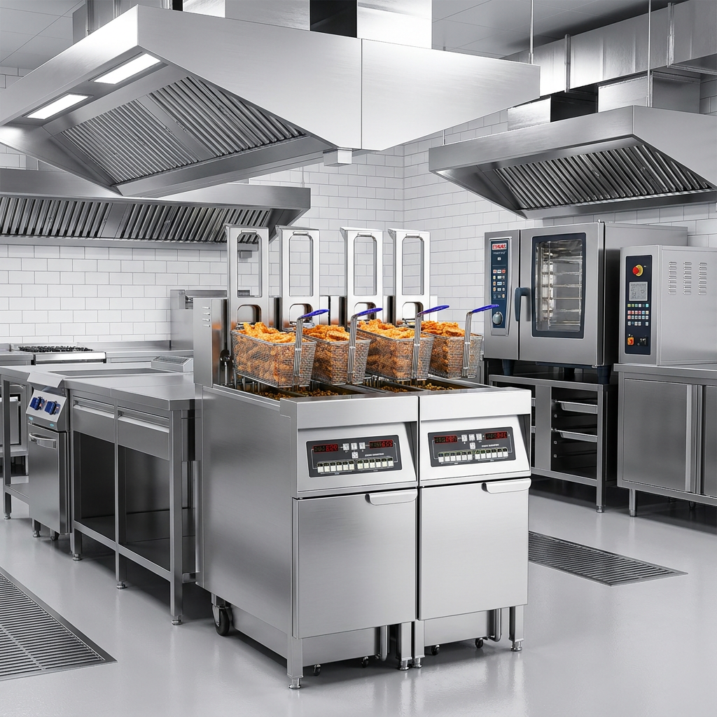 Snack Machine Commercial Gas Deep Fryer for Potato Chips French Fries Chicken Nuggets Onion Rings Express Gas Fryer