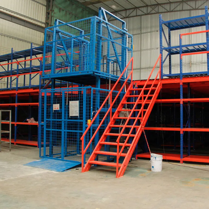 Heavy Duty Customizable Modular Steel Mezzanine Floor Rack for Industrial Warehouse Storage
