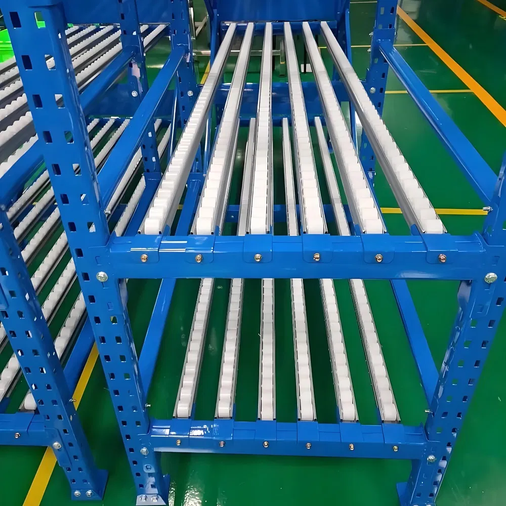 Pallet Flow Rack Heavy Duty Storage System Gravity Flow Rack for Warehouse and Distribution Center