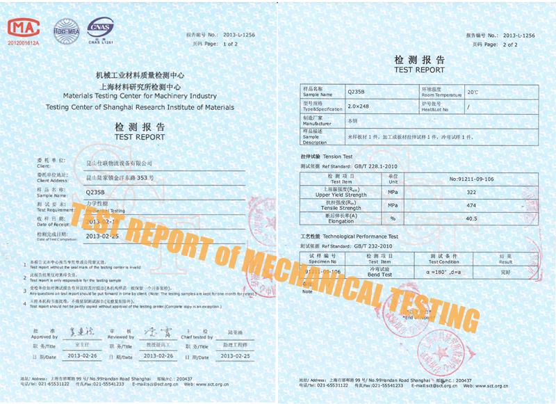 Product Testing Report