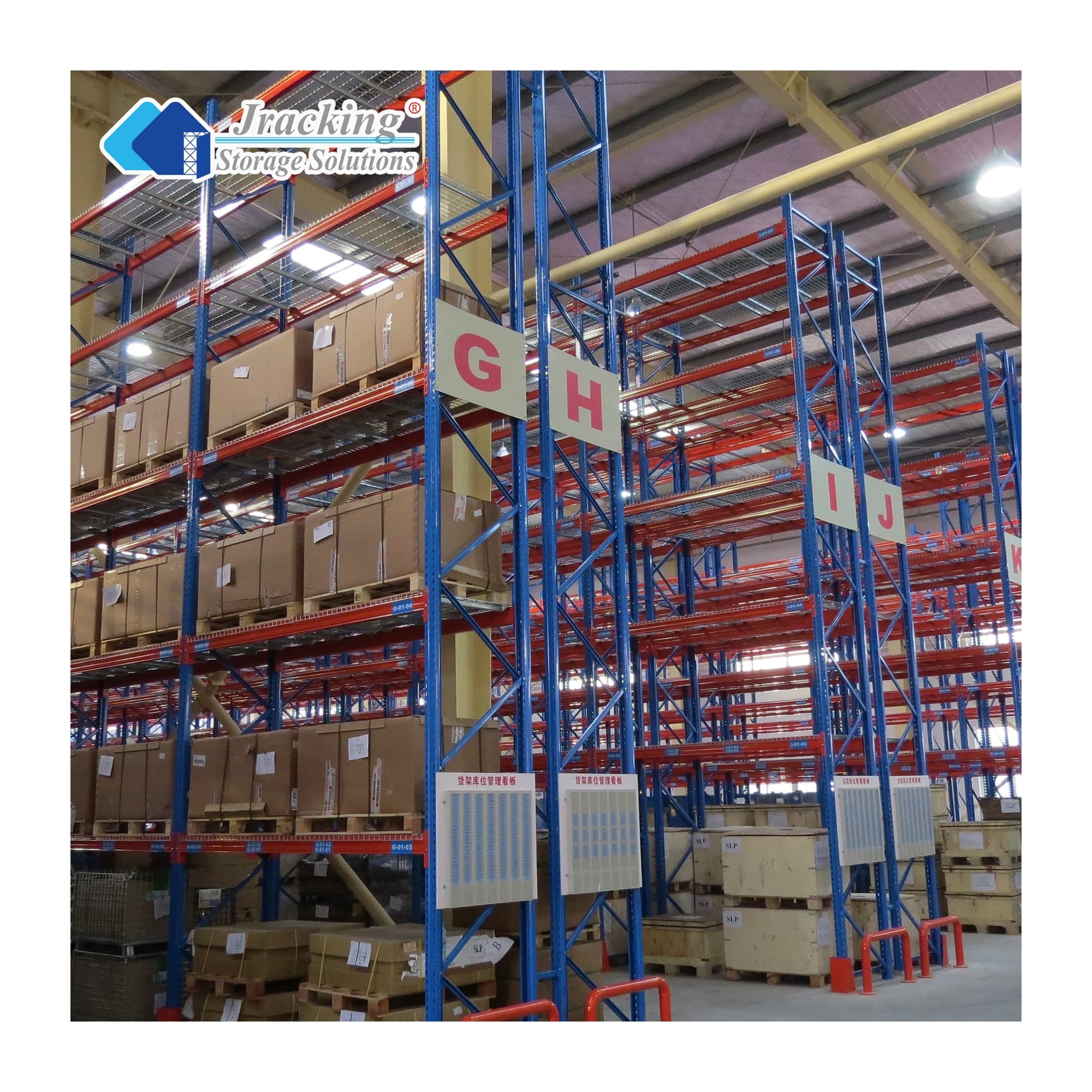 Jracking EU Standard Warehouse Storage Racks Custom Heavy-Duty Pallet Racking System For Industrial Warehouse