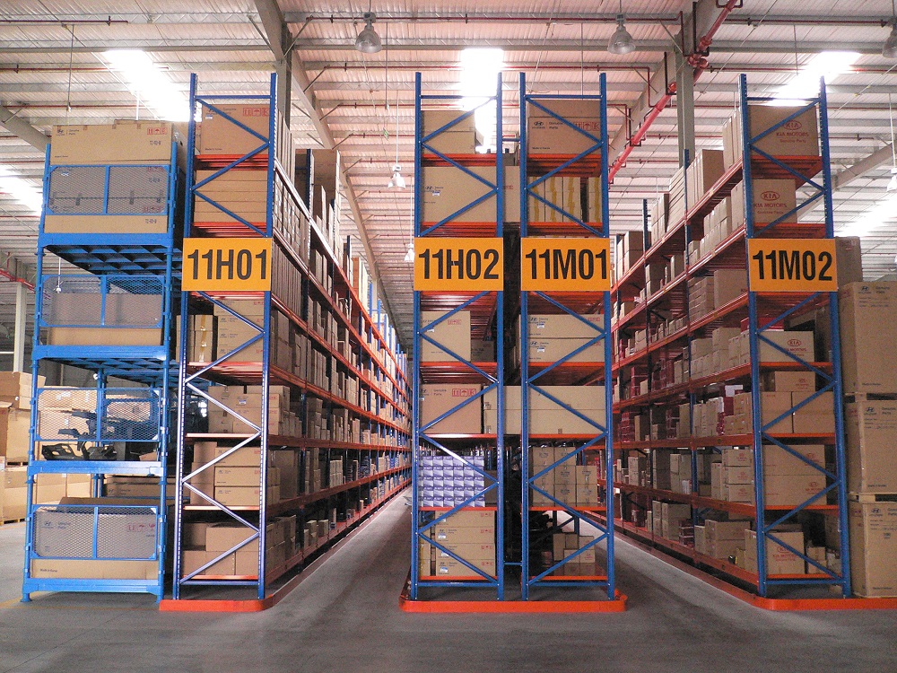 Very Narrow Aisle Rack System